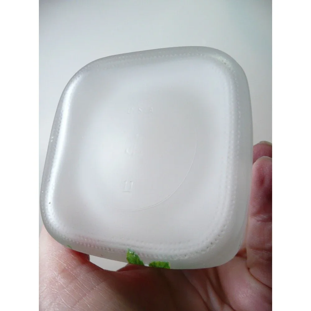 Vintage Anchor Hocking Strawberry Canister Set, 4 Piece Frosted/Satin Glass